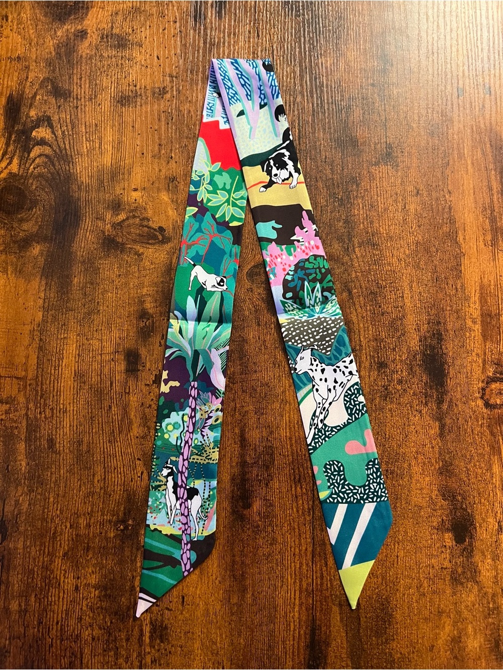🐴Hermes En Liberte Twilly Scarf Multicolored New.  🐴